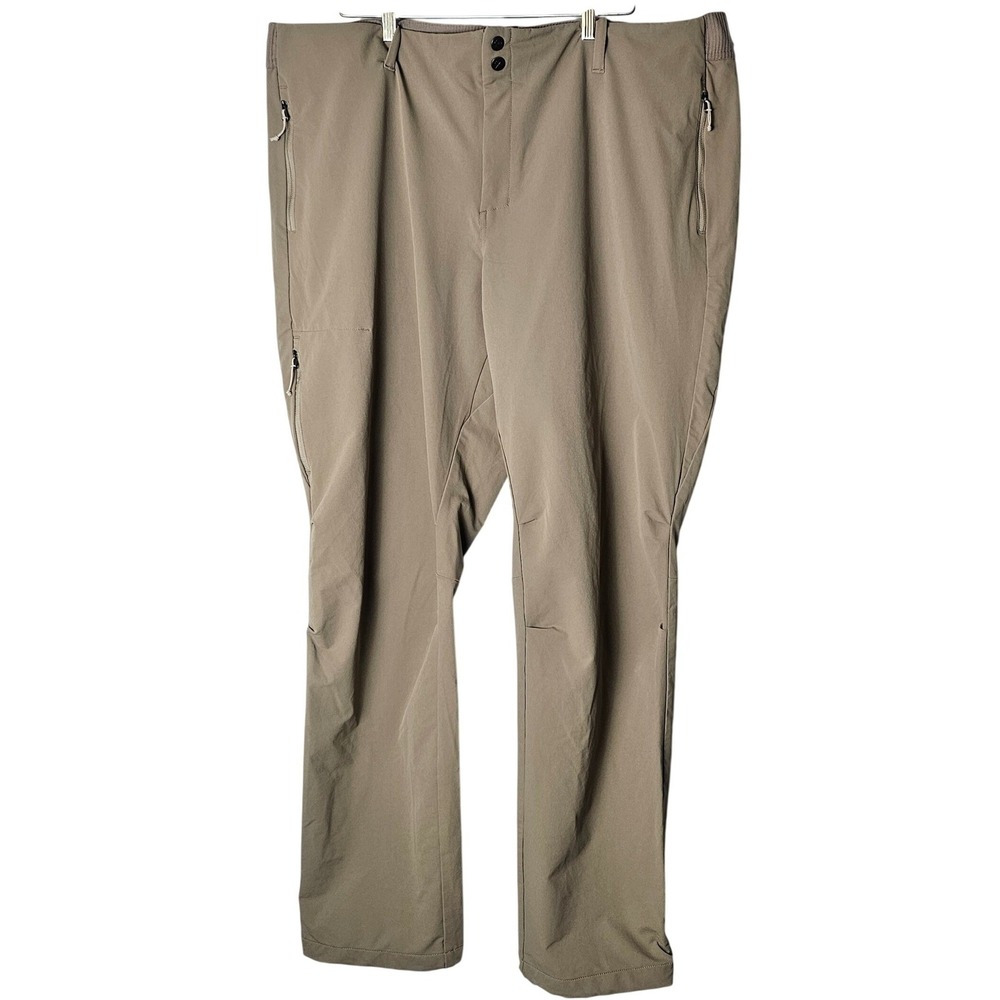 REI Coop Women's Khaki Zip Pocket Outdoor Hiking Pants Size 2X Gorpcore Utility‎